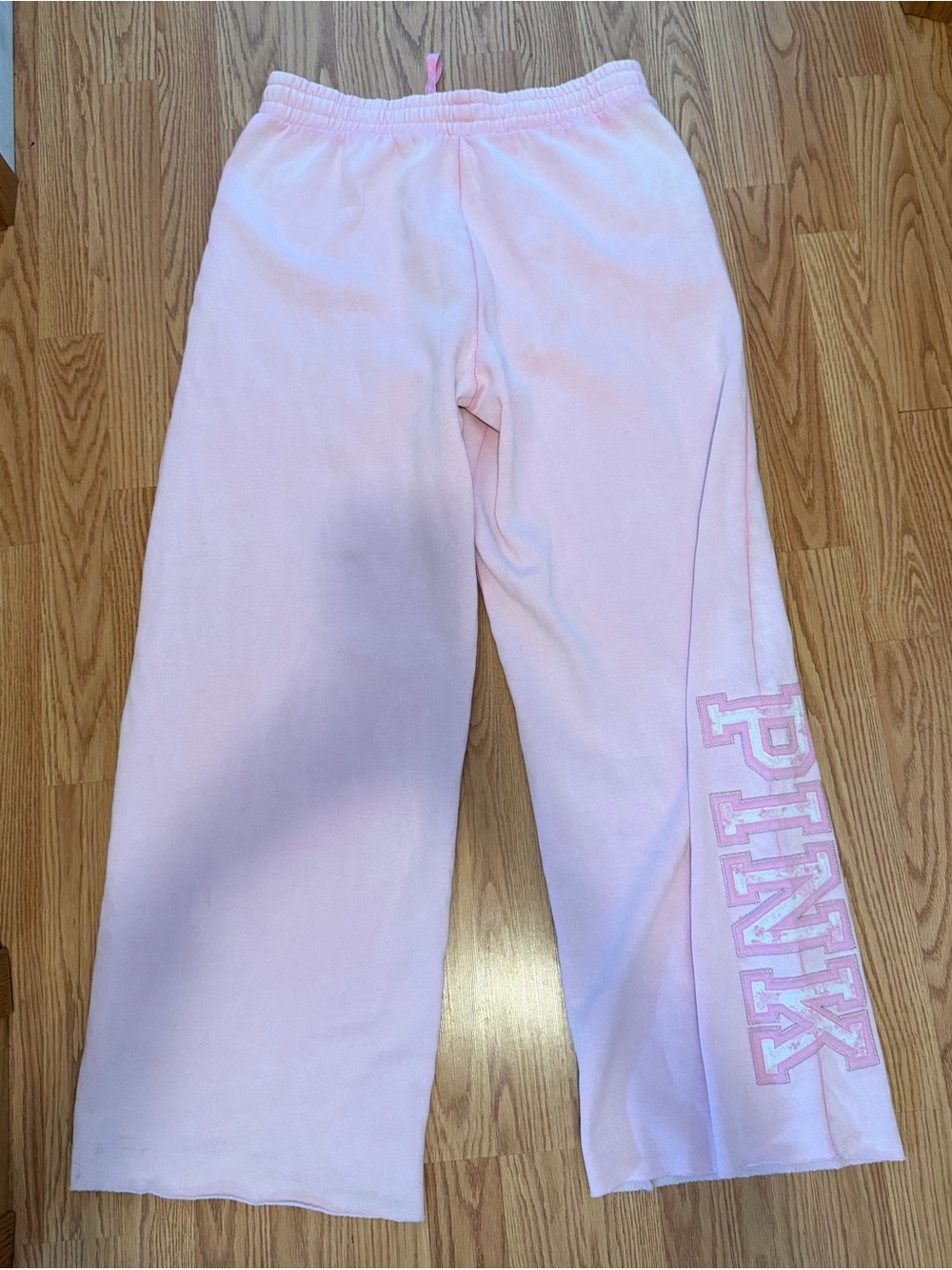 VS PINK x LoveShackFancy Wide Leg Sweatpants M